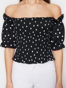 Топ Trendyol модель TWOSS23BZ00713/Siyah Фото