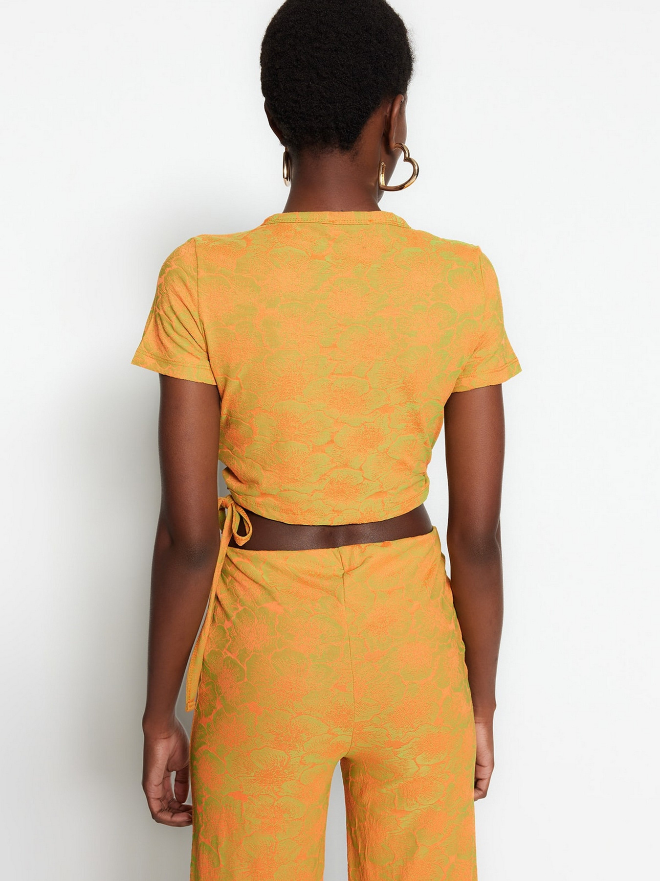 Топ Trendyol модель TWOSS23BZ00807/Turuncu Фото