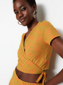 Топ Trendyol модель TWOSS23BZ00807/Turuncu Фото