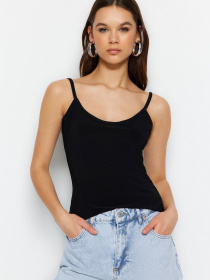 Майка Trendyol модель TWOSS23BZ00946/Siyah-Beyaz Фото