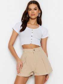 Топ Trendyol модель TWOSS23BZ00948/Beyaz Фото