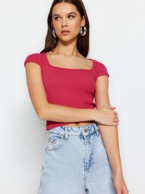 Топ Trendyol модель TWOSS23BZ00950/Fusya Фото