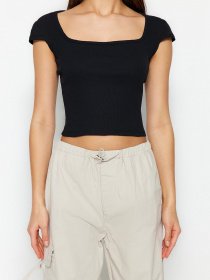 Топ Trendyol модель TWOSS23BZ00950/Siyah Фото