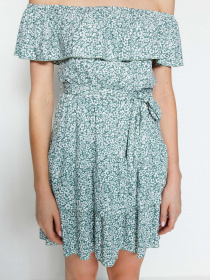 Платье мини Trendyol модель TWOSS23EL00350/Mint Фото