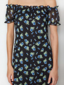 Платье миди Trendyol модель TWOSS23EL00424/Siyah Фото