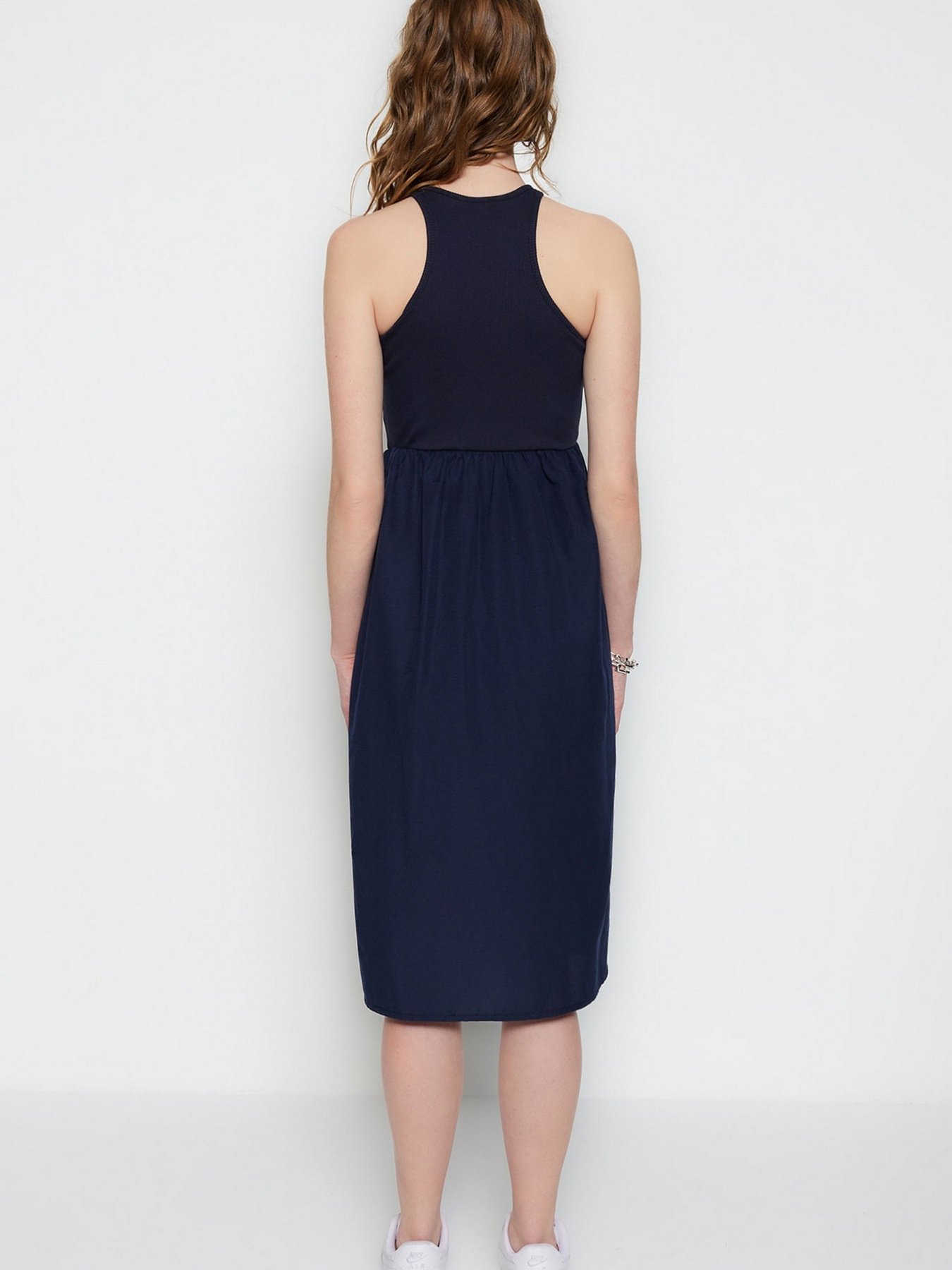 Сукня міді Trendyol модель TWOSS23EL00688/Lacivert Фото