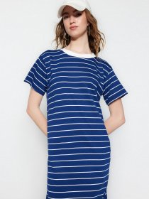 Платье миди Trendyol модель TWOSS23EL00690/Lacivert Фото