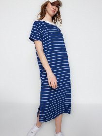 Сукня міді Trendyol модель TWOSS23EL00690/Lacivert Фото