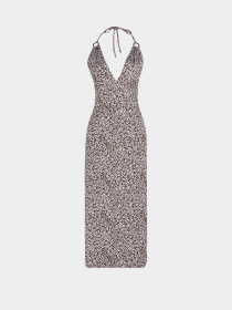 Платье макси Trendyol модель TWOSS23EL00706/Kahverengi Фото