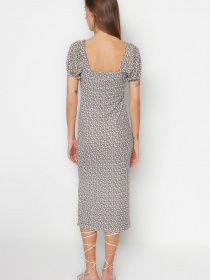 Сукня міді Trendyol модель TWOSS23EL00713/Kahverengi Фото