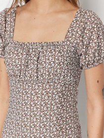 Сукня міді Trendyol модель TWOSS23EL00713/Kahverengi Фото