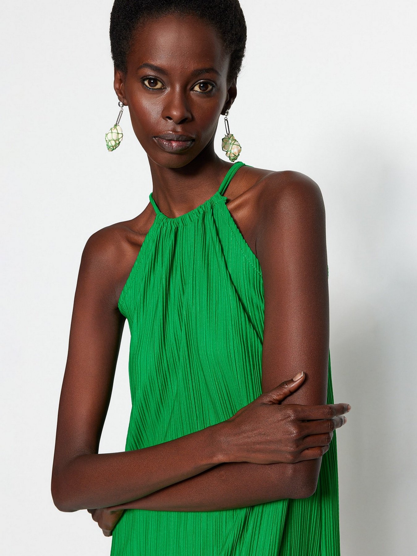 Сукня міді Trendyol модель TWOSS23EL00752/Yesil Фото