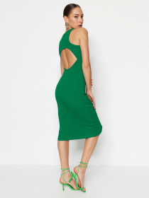 Платье миди Trendyol модель TWOSS23EL00805/Yesil Фото