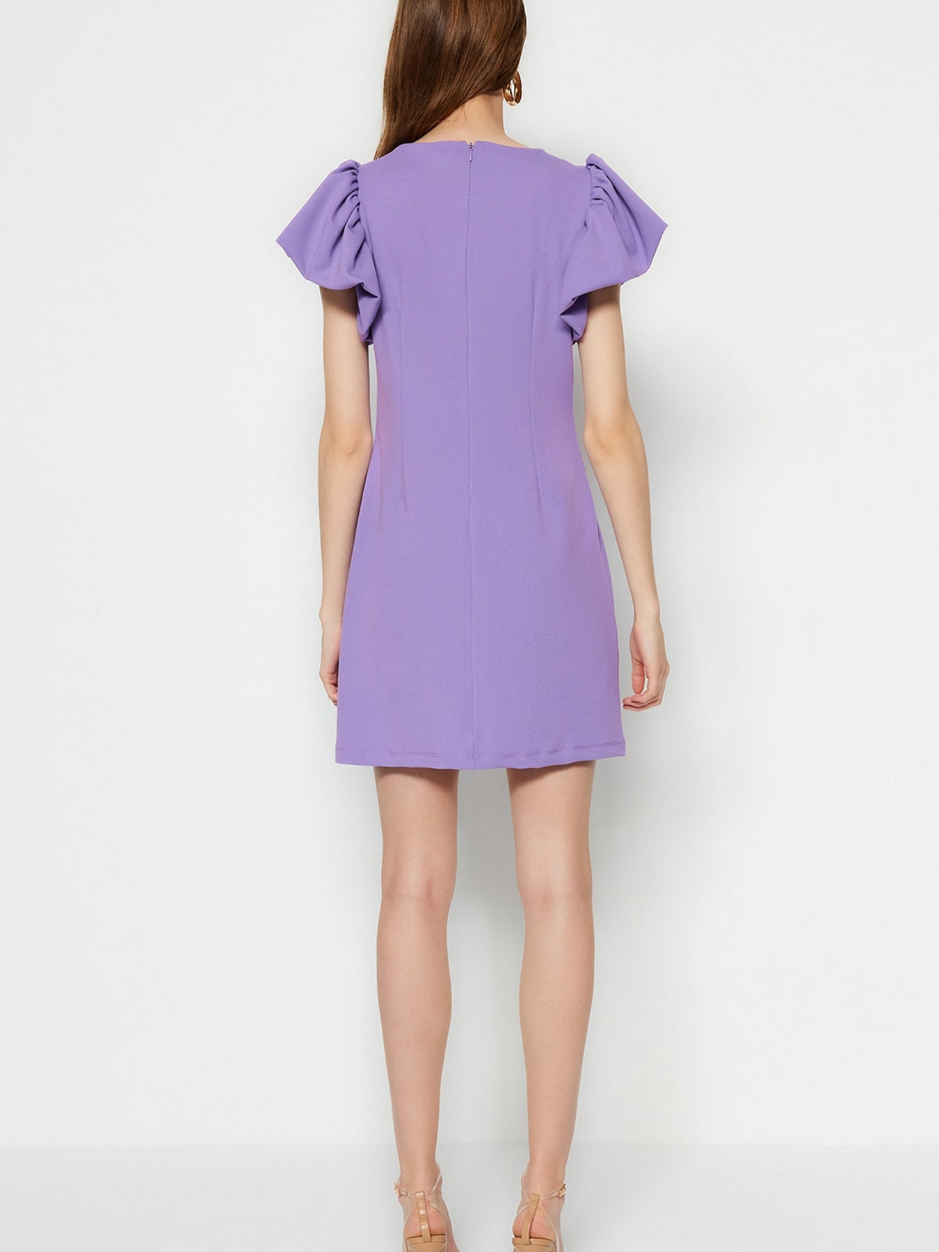 Платье мини Trendyol модель TWOSS23EL01096/Mor Фото