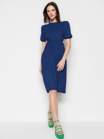 Платье миди Trendyol модель TWOSS23EL01595/Lacivert Фото