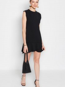 Сукня міні Trendyol модель TWOSS23EL01702/Siyah Фото