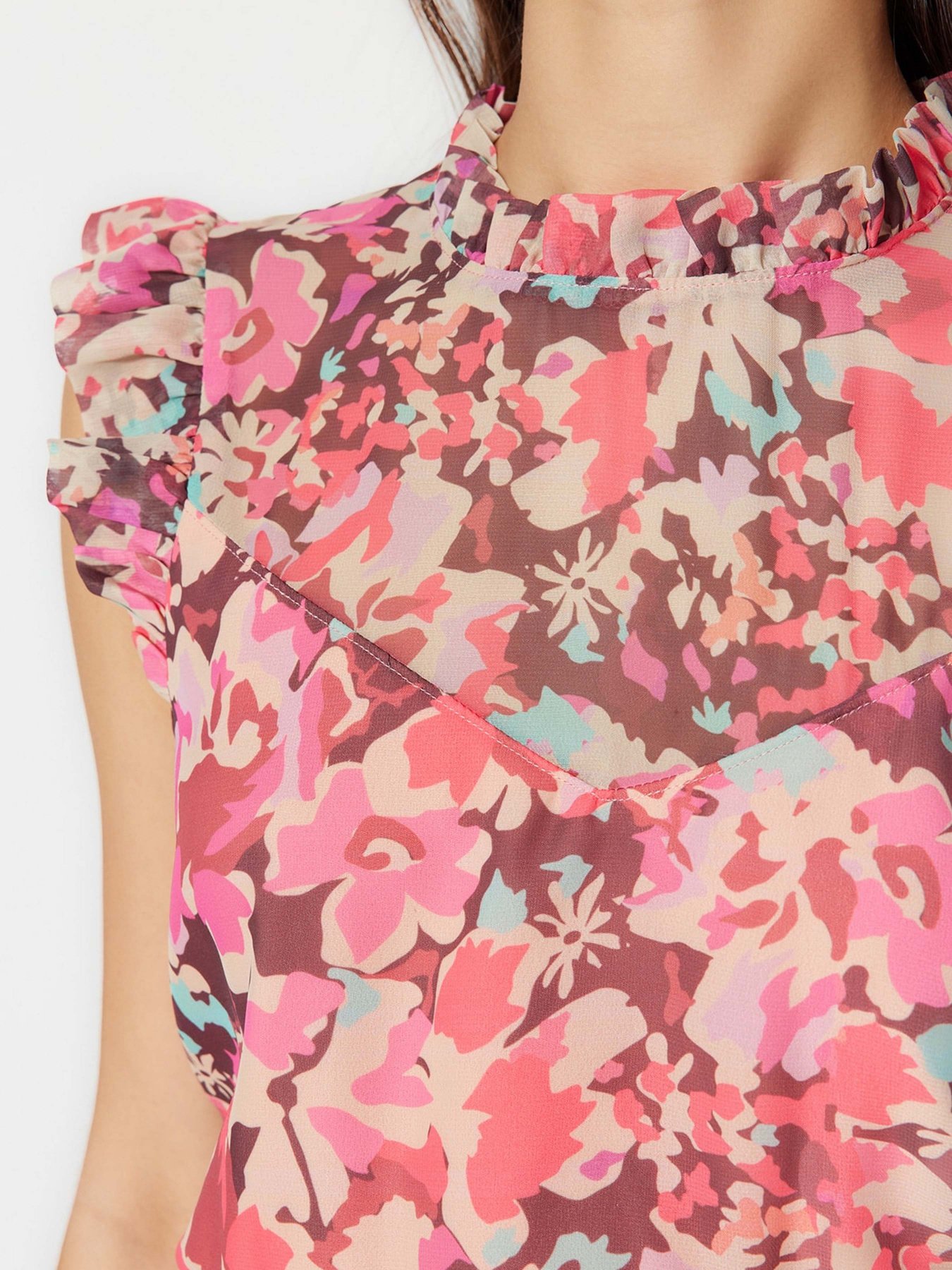 Платье мини Trendyol модель TWOSS23EL02008/Pembe Фото