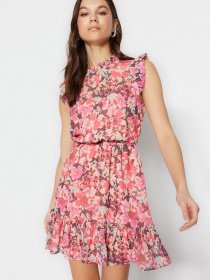 Платье мини Trendyol модель TWOSS23EL02008/Pembe Фото