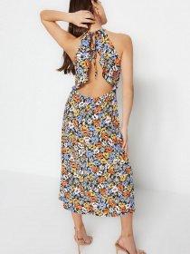 Сукня максі Trendyol модель TWOSS23EL02169/Cok Renkli Фото