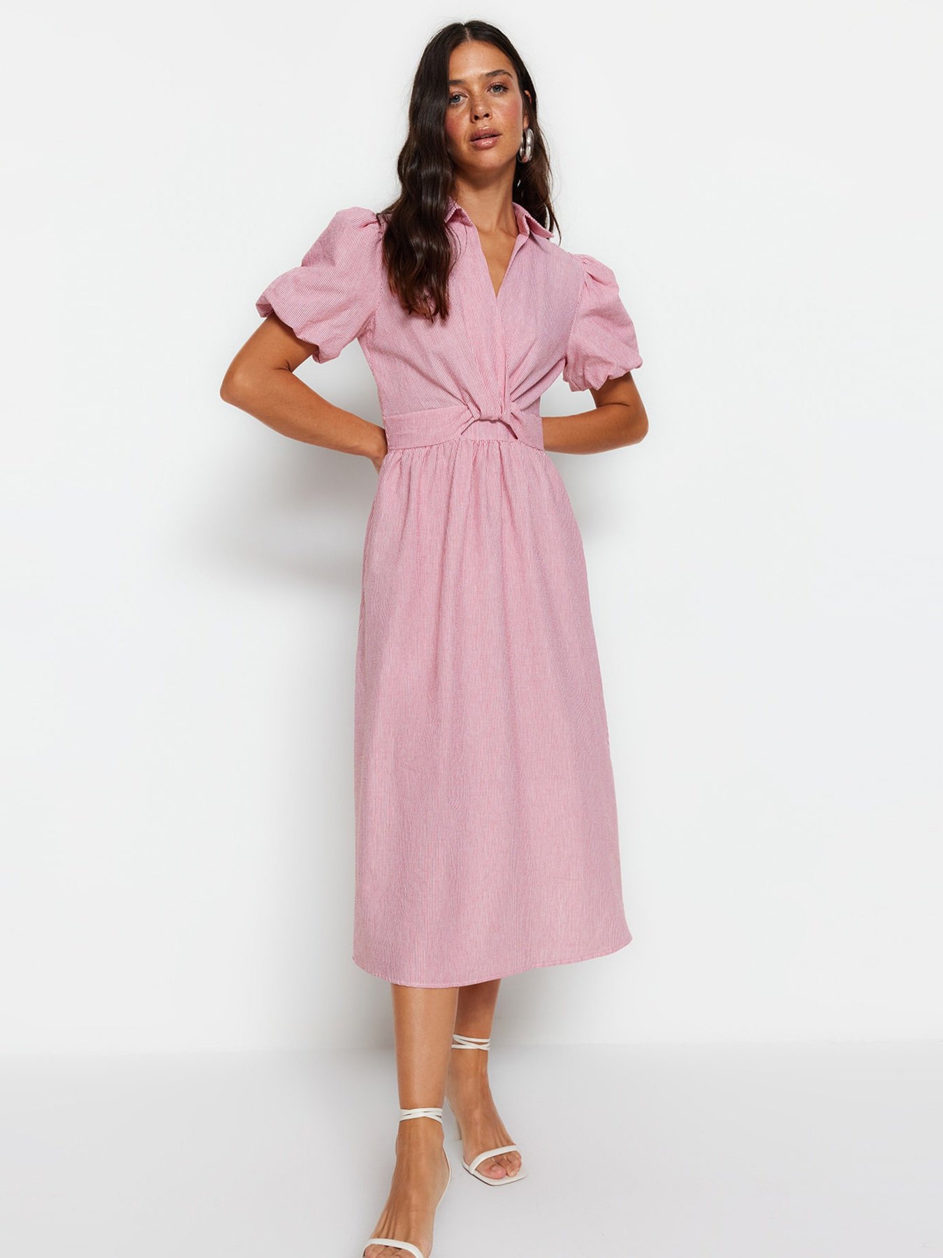 Платье макси Trendyol модель TWOSS23EL02233/Pembe Фото