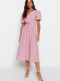 Платье макси Trendyol модель TWOSS23EL02233/Pembe Фото