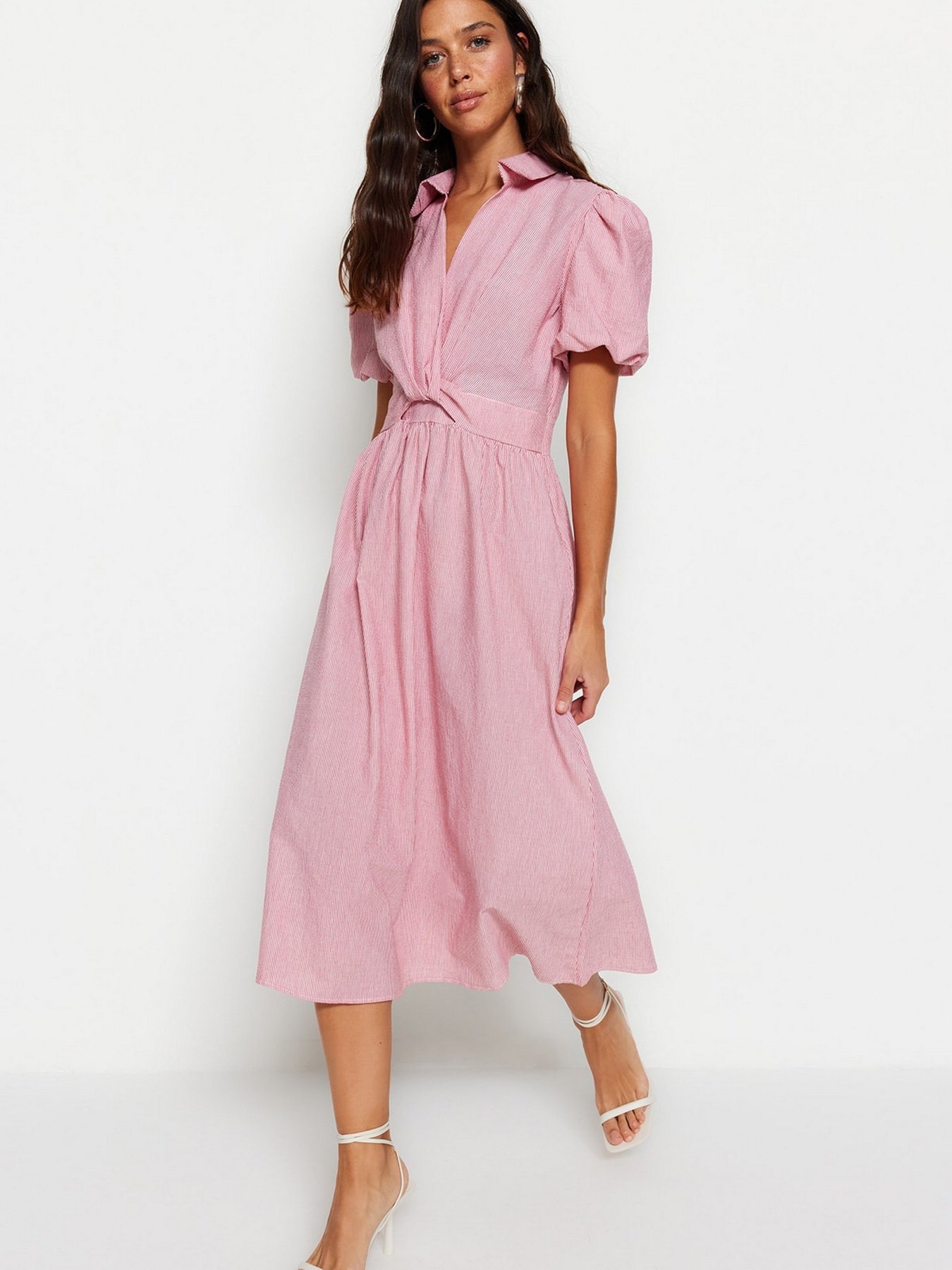 Сукня максі Trendyol модель TWOSS23EL02233/Pembe Сукня максі Trendyol модель TWOSS23EL02233/Pembe Фото