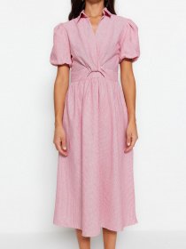 Сукня максі Trendyol модель TWOSS23EL02233/Pembe Сукня максі Trendyol модель TWOSS23EL02233/Pembe Фото