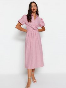 Сукня максі Trendyol модель TWOSS23EL02233/Pembe Сукня максі Trendyol модель TWOSS23EL02233/Pembe Фото