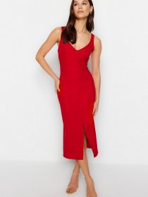 Платье миди Trendyol модель TWOSS23EL02262/Kirmizi Фото
