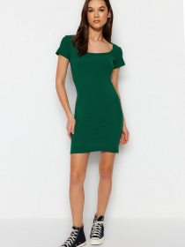Сукня міні Trendyol модель TWOSS23EL02386/Zumrut Yesili Сукня міні Trendyol модель TWOSS23EL02386/Zumrut Yesili Фото