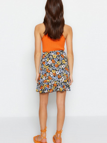 Юбка мини Trendyol модель TWOSS23ET00352/Cok Renkli Фото