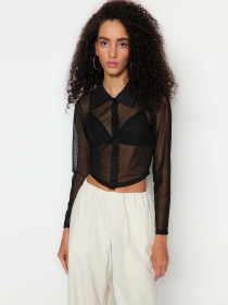 Блуза Trendyol модель TWOSS23GO00224/Siyah Фото