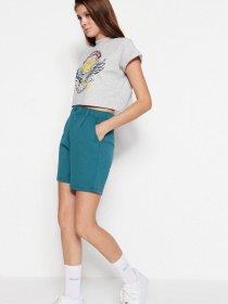 Шорты Trendyol модель TWOSS23SR00068/Petrol Фото