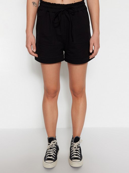 Повсякденні шорти Trendyol модель TWOSS23SR00139/Siyah Фото