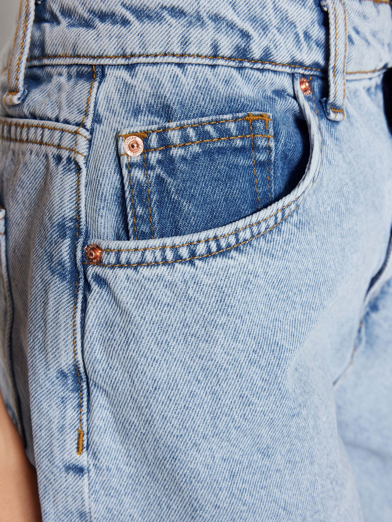 Шорты джинсовые Trendyol модель TWOSS23SR00267/Acik Mavi Фото