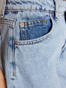 Шорты джинсовые Trendyol модель TWOSS23SR00267/Acik Mavi Фото