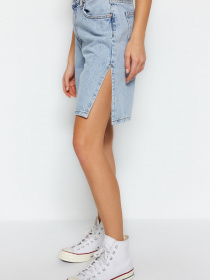 Джинсові шорти Trendyol модель TWOSS23SR00267/Acik Mavi Фото