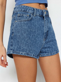 Шорти джинсові Trendyol модель TWOSS23SR00271/Mavi Фото