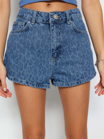 Шорти джинсові Trendyol модель TWOSS23SR00271/Mavi Фото