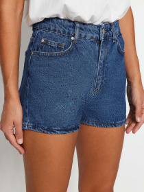 Шорти джинсові Trendyol модель TWOSS23SR00312/Mavi Фото