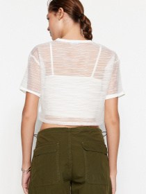 Футболка Trendyol модель TWOSS23TS00015/Beyaz Фото