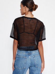 Футболка Trendyol модель TWOSS23TS00015/Siyah Фото