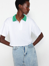 Футболка Trendyol модель TWOSS23TS00024/Beyaz Фото