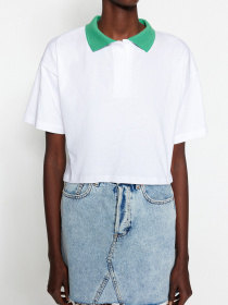 Футболка Trendyol модель TWOSS23TS00024/Beyaz Фото