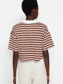 Футболка Trendyol модель TWOSS23TS00026/Kahverengi Фото