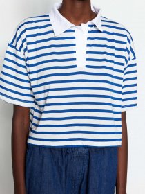 Футболка Trendyol модель TWOSS23TS00026/Lacivert Фото