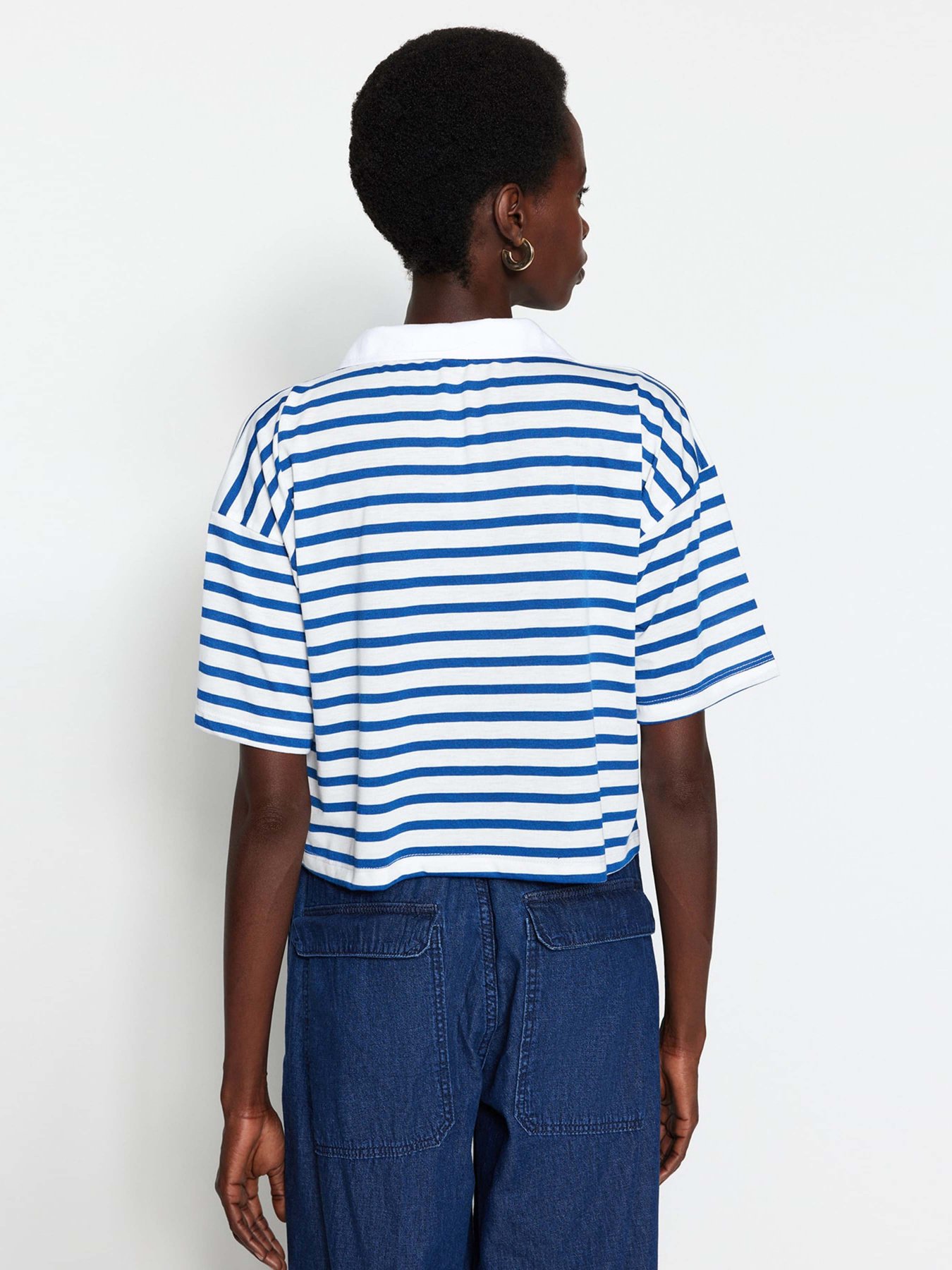 Футболка Trendyol модель TWOSS23TS00026/Lacivert Фото