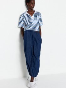 Футболка Trendyol модель TWOSS23TS00026/Lacivert Фото