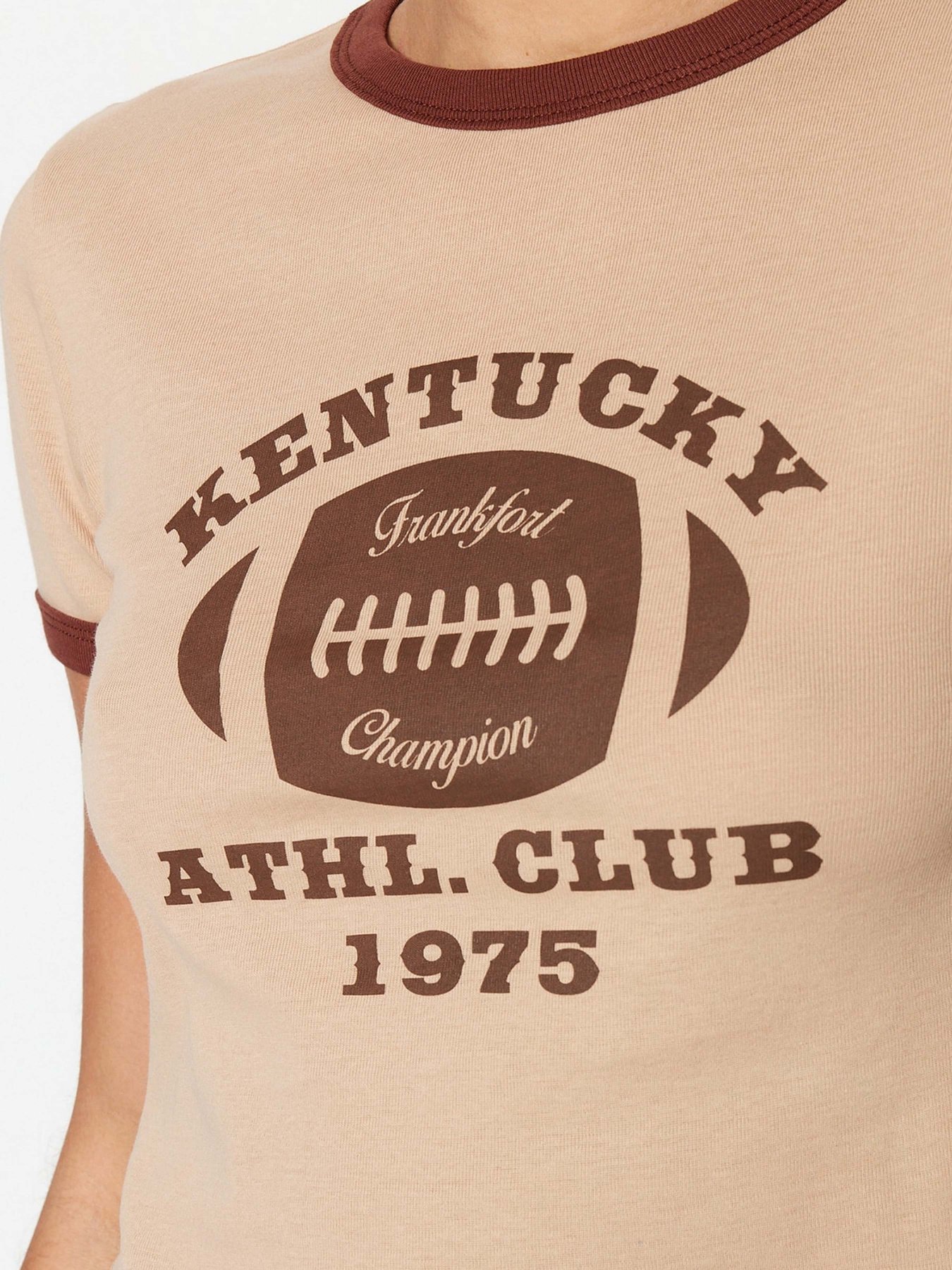 Футболка Trendyol модель TWOSS23TS00100/Bej Фото