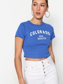 Футболка Trendyol модель TWOSS23TS00101/Saks Фото